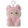 Yoonique Toys LaBabies 4.5 Inch ViVi Pink Plush Clip| Plush Toys|Plush Clips