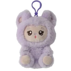 Yoonique Toys LaBabies 4.5 Inch LiLi Purple Plush Clip| Plush Toys|Plush Clips